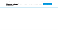 Desktop Screenshot of magnumstone.com
