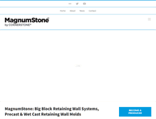 Tablet Screenshot of magnumstone.com